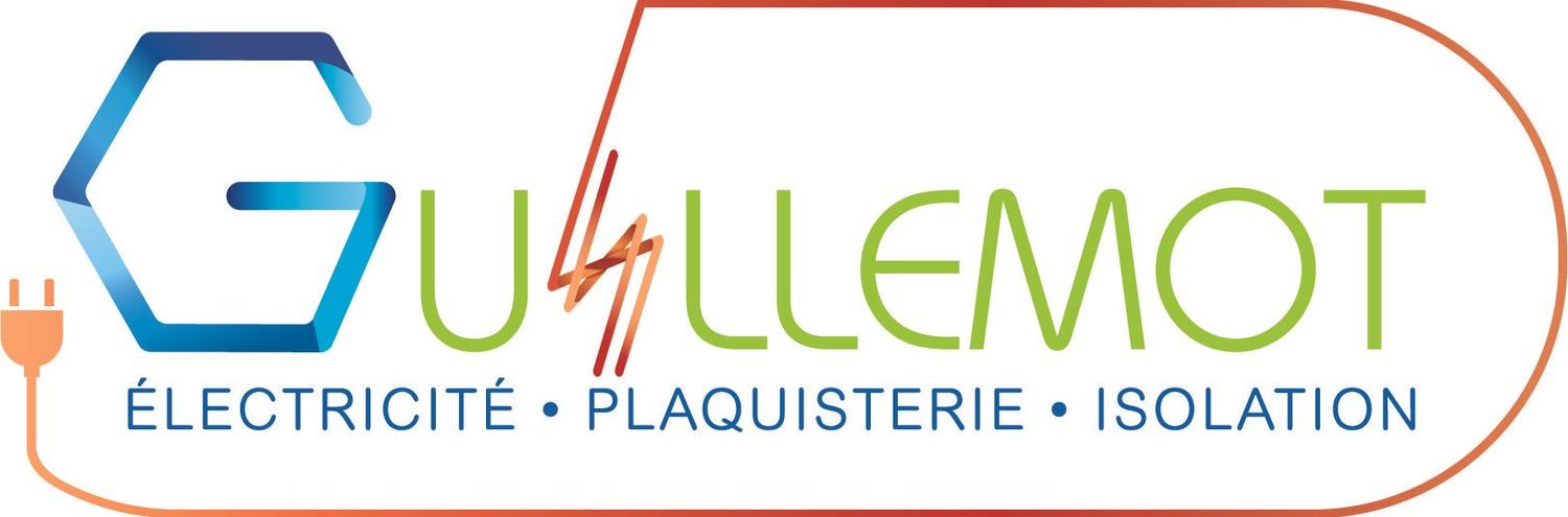 Logo de Guillemot, entreprise spécialisée en électricité, plâtrerie et isolation.